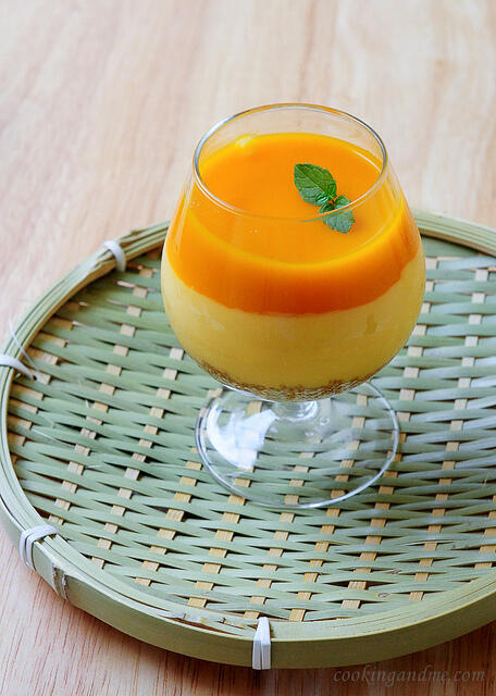 Eggless No-Bake Mango Cheesecake Recipe