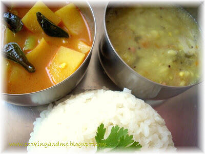 Gujarati Chana Moong Dal - Khattay Aloo Recipe