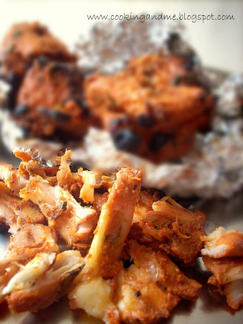 Tandoori Aloo Chicken | Tandoori Chicken with Potatoes Recipe