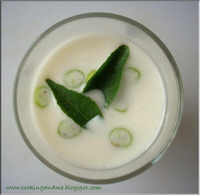 Kerala Sambaram / Majjige / Mor / Spiced Buttermilk Recipe