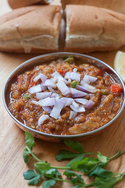 pav bhaji-easy pav bhaji recipe