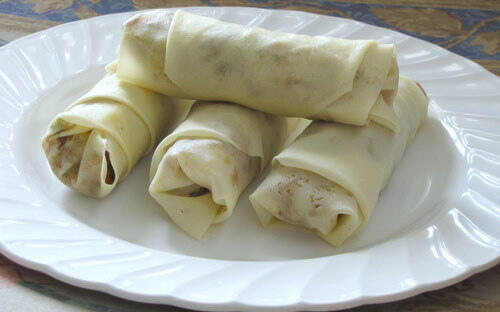 vegetable spring rolls, how to make vegetable spring rolls recipe