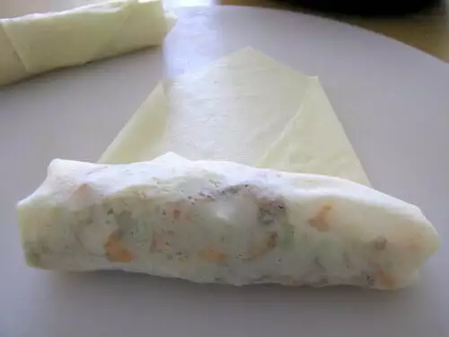 Vegetable Spring Rolls Step by Step Recipe - Edible Garden