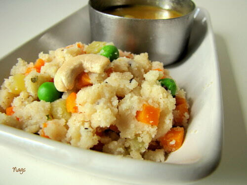 Vegetable Rava Upma Recipe-Easy Rava Upma Recipe