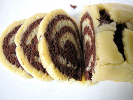 Spiral Cookies or Pinwheel Cookies Recipe, step by step