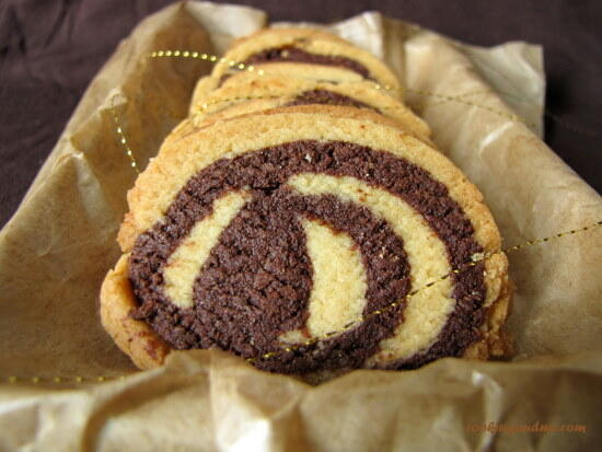 Spiral Cookies or Pinwheel Cookies Recipe, step by step