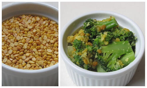 Broccoli Kootu Recipe - easy Indian recipes with broccoli
