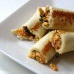 easy bread paneer rolls