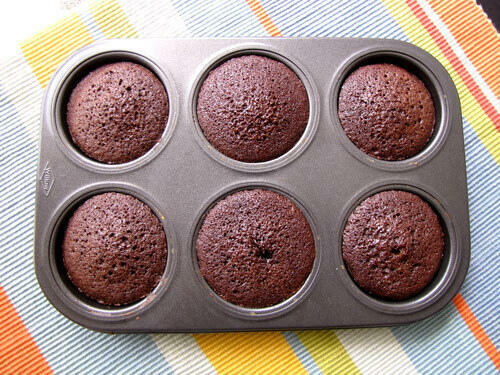 Filled Chocolate Cupcakes