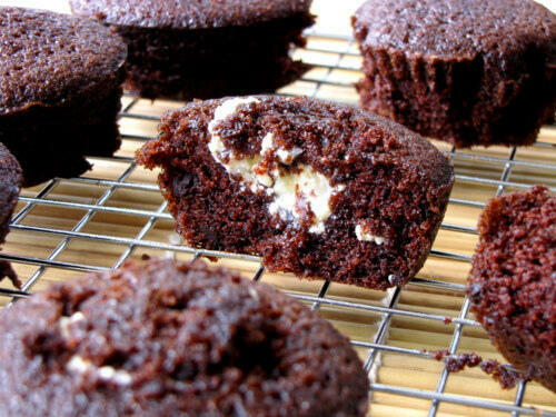 Filled Chocolate Cupcakes