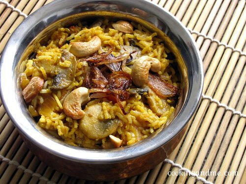 Mushroom Biryani II