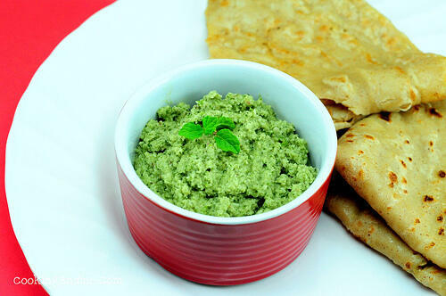 Mint Chutney - Pudina Coconut Chutney Recipe Mint Chutney - Pudina Coconut Chutney Recipe