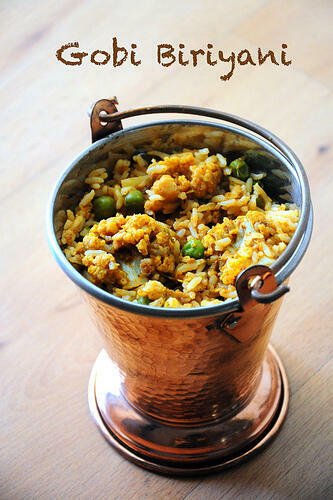 gobi biryani recipe