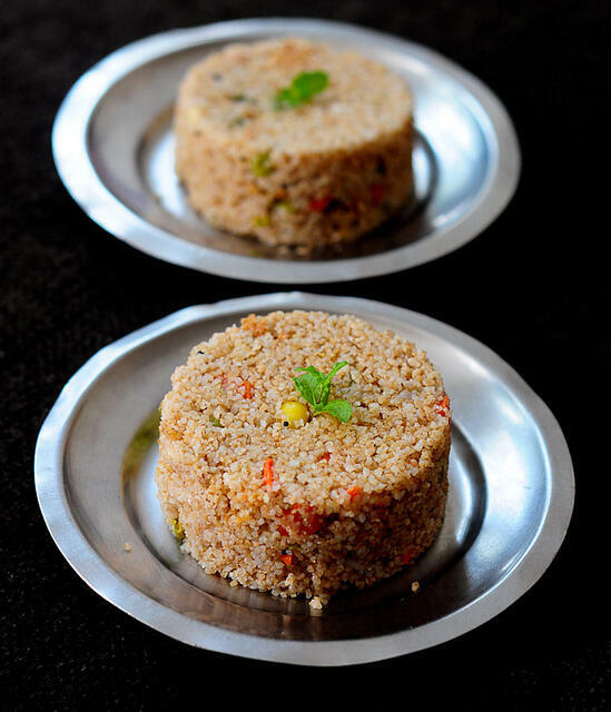 vegetable dalia broken wheat upma recipe