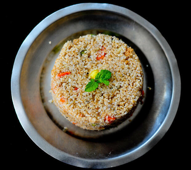 vegetable dalia broken wheat upma recipe