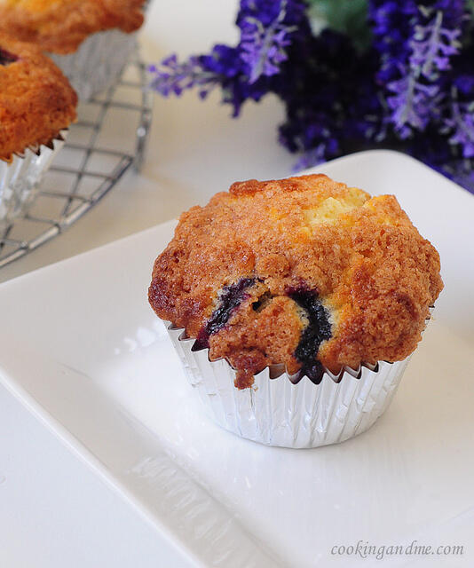 blueberry streusel muffins recipe