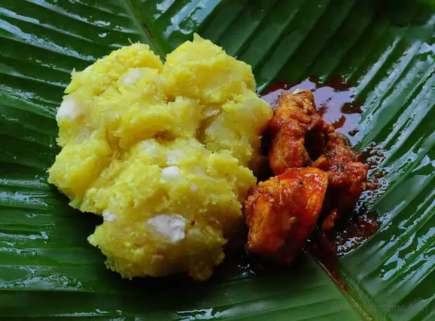 Kappayum Meenum / Boiled with Kerala Fish - Edible Garden