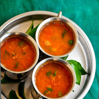 tomato juice rasam recipe, easy juice rasam recipe