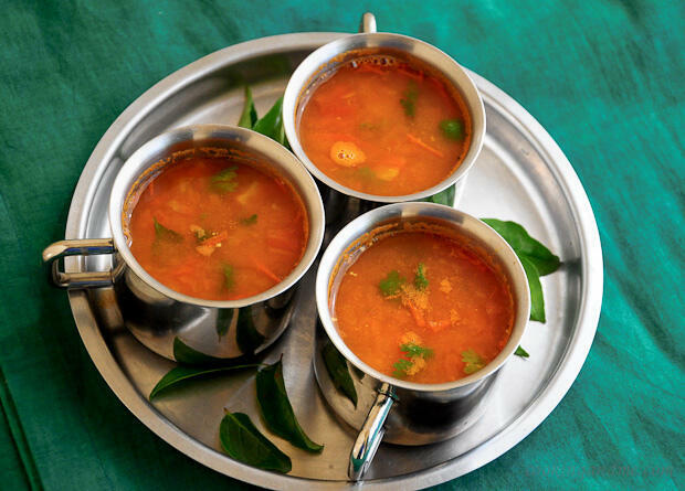 tomato juice rasam recipe, easy juice rasam recipe