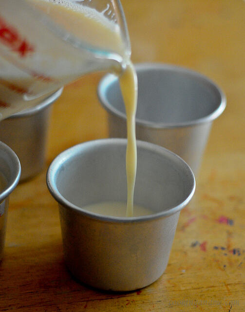 Eggless Condensed Milk Pudding Recipe with China Grass Eggless Condensed Milk Pudding Recipe with China Grass