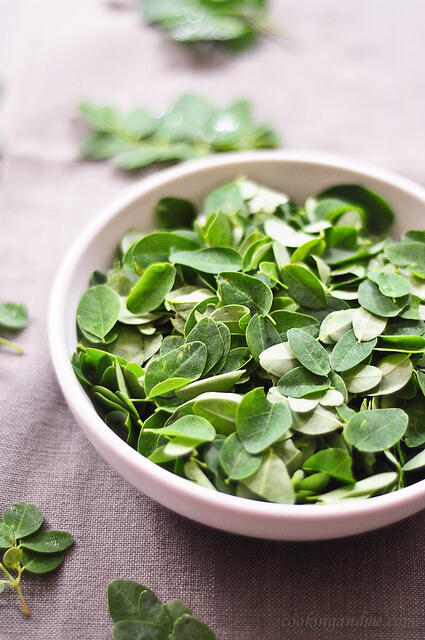 Muringayila Thoran-Kerala Thoran Recipe-Drumstick Leaves cooked with Coconut