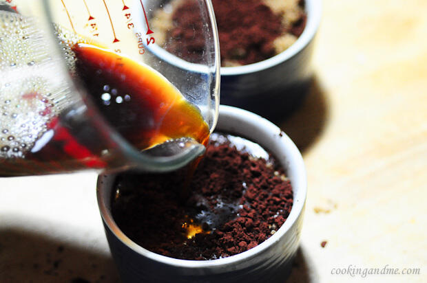 Eggless Chocolate Coffee Self Saucing Pudding Recipe Eggless Chocolate Coffee Self Saucing Pudding Recipe