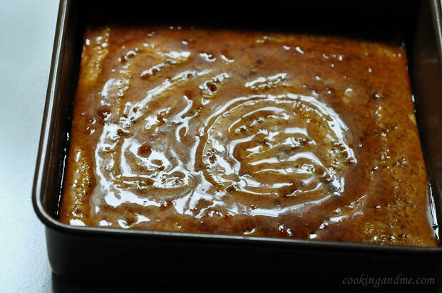 One-Bowl Orange Cake with Toffee Sauce