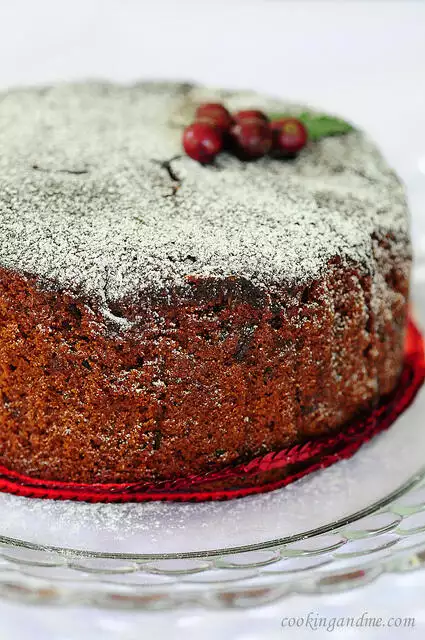 Plum Walnut Skillet Cake Recipe
