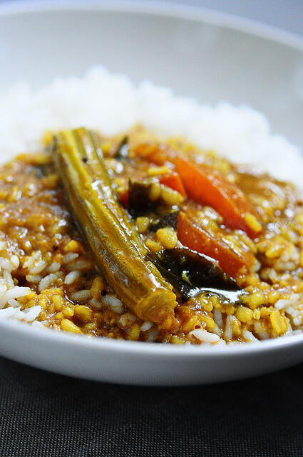 Murungakai Tiffin (Moong Dal) Sambar Recipe