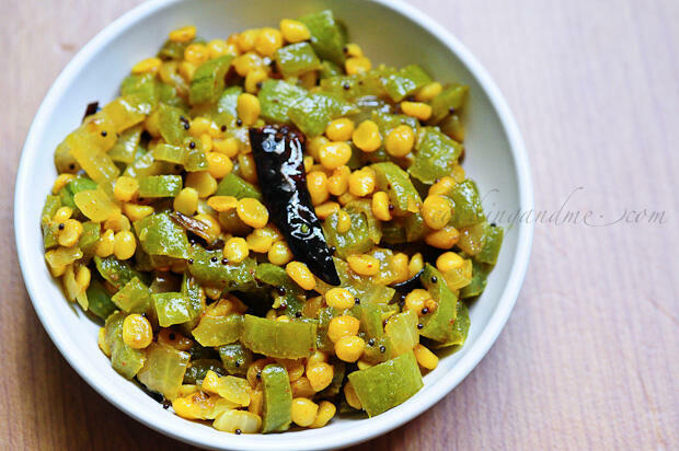Snake Gourd / Podalanga Masala Recipe