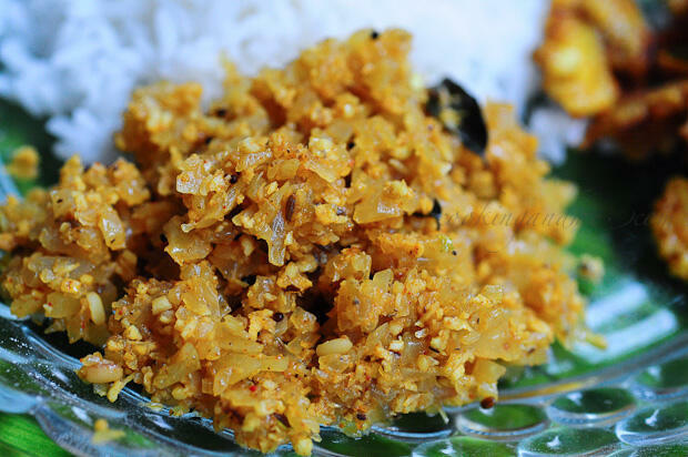 Raw Papaya Thoran / Kaplanga Thoran ~Thoran Recipes