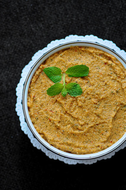 Tomato Mint Chutney (No Coconut)