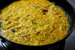 Sweet and Sour Moong Dal Tadka