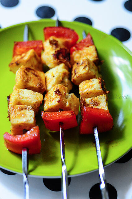 Paneer Tikka | Tandoori Paneer Tikka on Stove Top