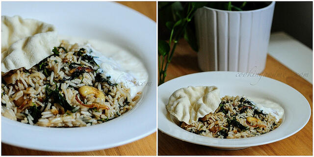 Methi Pulao-Methi Rice-Fenugreek Leaves Pilaf