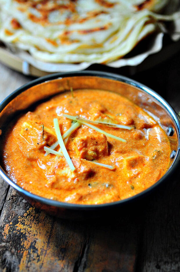 Paneer Butter Masala (Paneer Makhani) Recipe~Microwave Method Paneer Butter Masala Recipe