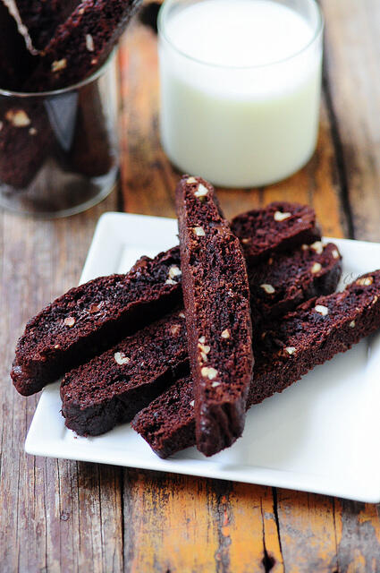 Double Chocolate Biscotti | Christmas Cookie Recipe