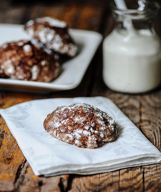 Crinkle Cookies | Crackle Cookies | Christmas Cookie Recipe