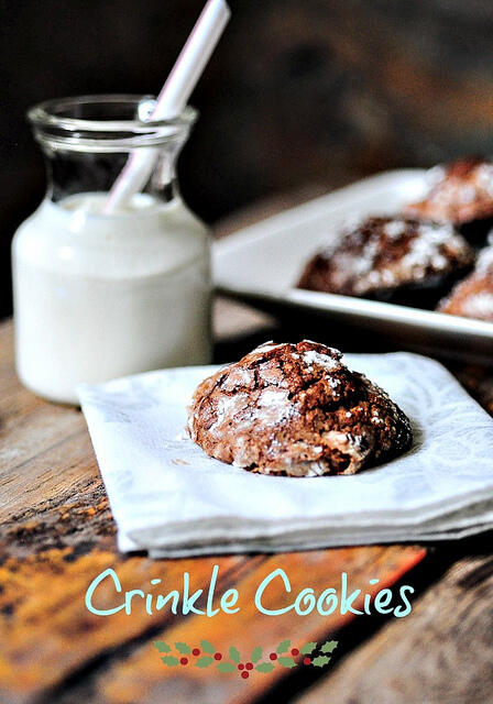 Crinkle Cookies | Crackle Cookies | Christmas Cookie Recipe