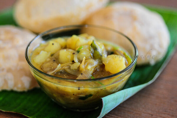 Potato Masala Recipe - Aloo Masala for Poori