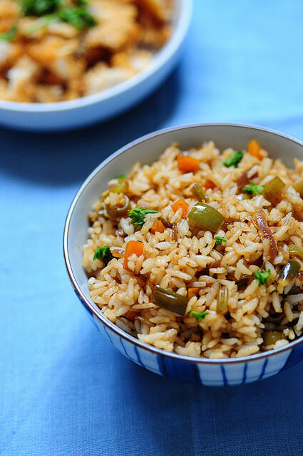 Vegetable Fried Rice Recipe-Indian-Chinese Veg Fried Rice Recipe