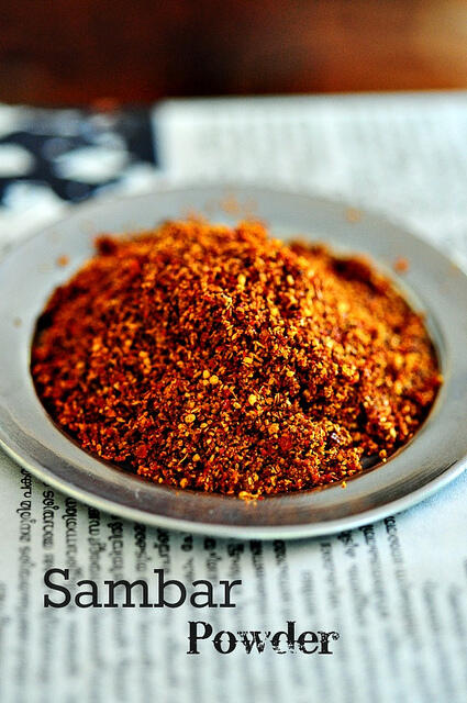 Sambar Powder Recipe-Make Sambar Powder