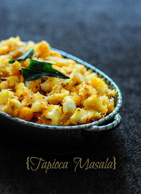 Kerala kappa masala, kerala tapioca masala recept