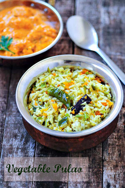 vegetable pulao recipe, how to make veg pulao