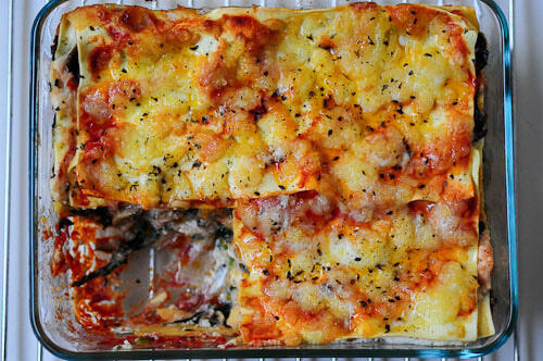 spinach and mushroom lasagna recipe