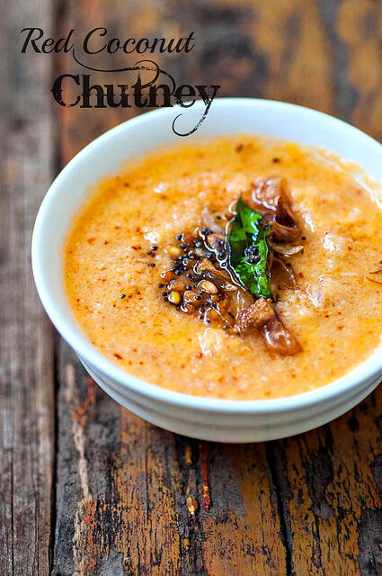 red coconut chutney recipe