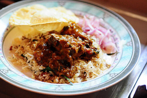 how to make layered chicken biryani