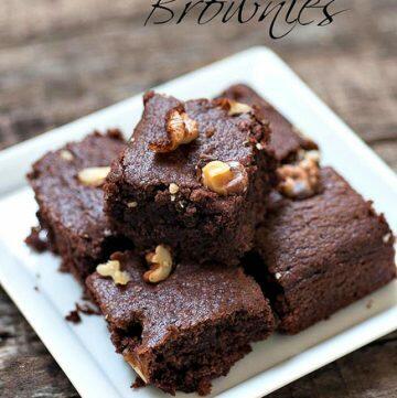Eggless Brownie Recipe, Eggless Chocolate Brownies
