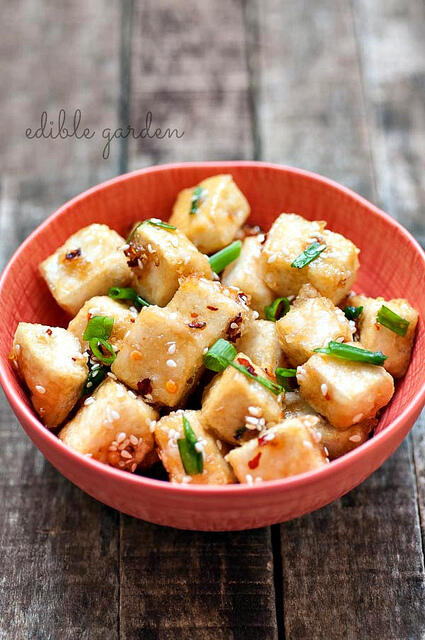 hot and sweet sesame tofu recipe