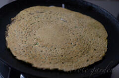 Andhra Pesarattu Recipe, Pesarattu with Green Moong Dal